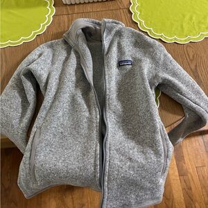 Patagonia Light Gray Fleece Jacket